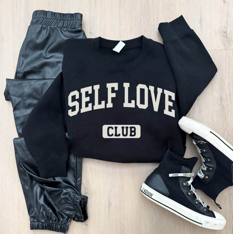 self love club basic sweatshirt valentines gildan 18000 sweatshirt 532090