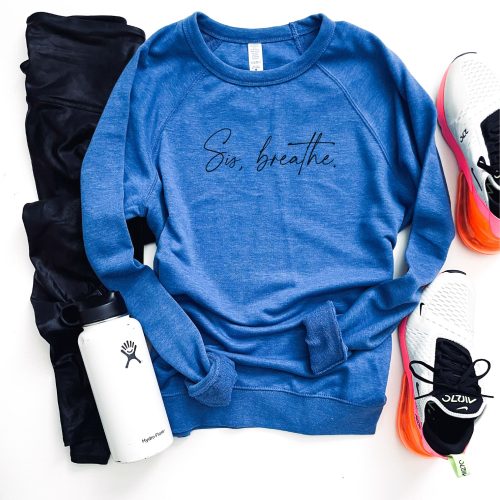 Sis breathe french terry raglan Fall French Terry raglan Independent trading ss1000c XS Heather royal 