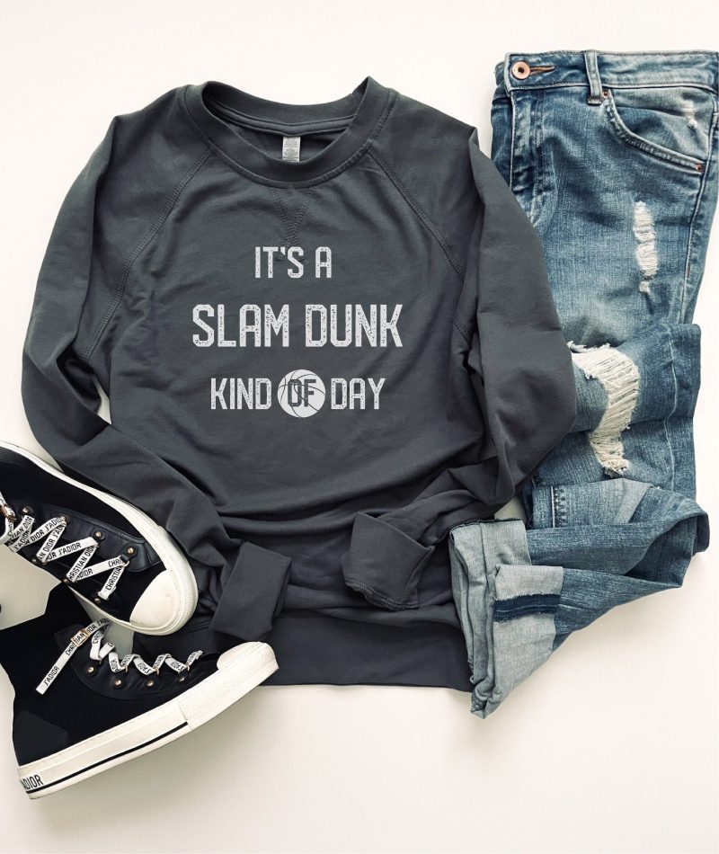 slam dunk kind of day french terry raglan sports french terry raglan cotton heritage and lane seven french terry raglan 868620