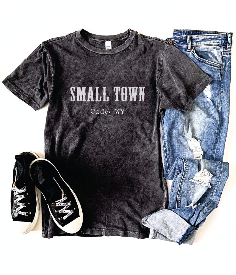 small town vintage wash tee customizable custom lane seven vintage black tee 823578