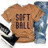 Softball vintage wash tee Short sleeve football tee Lane seven vintage wash tee