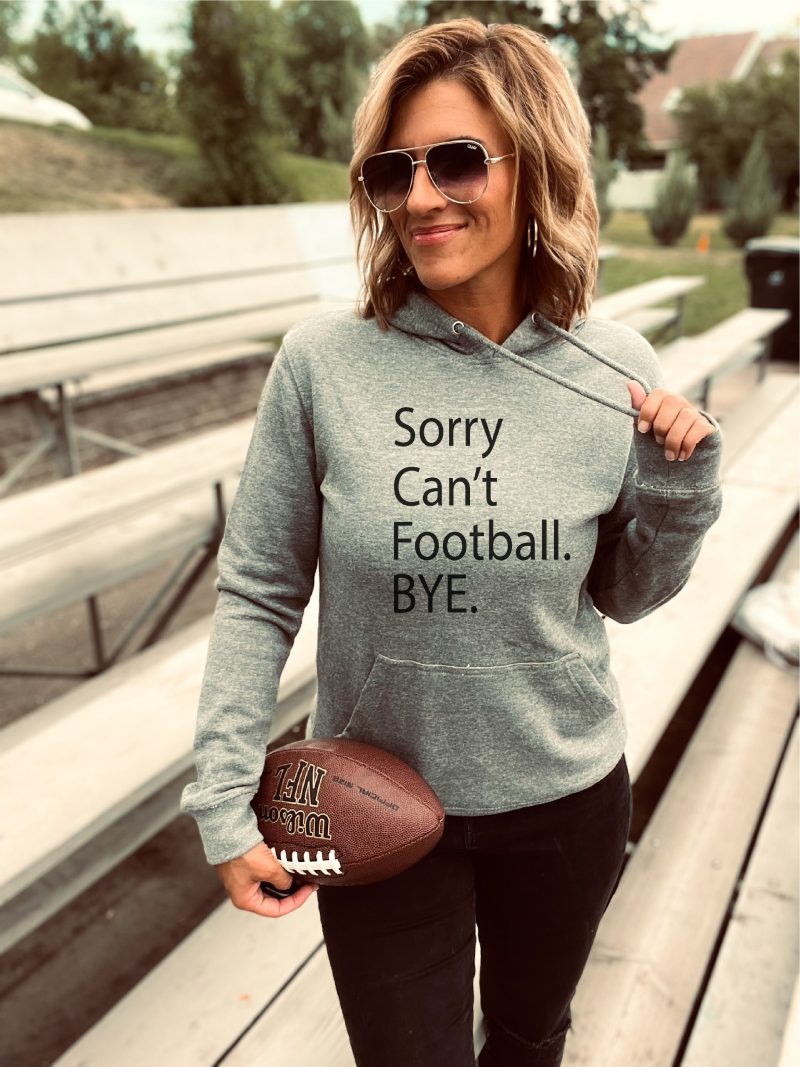 sorry cant football french terry hoodie baseball hoodie cotton heritage french terry hoodie 310487