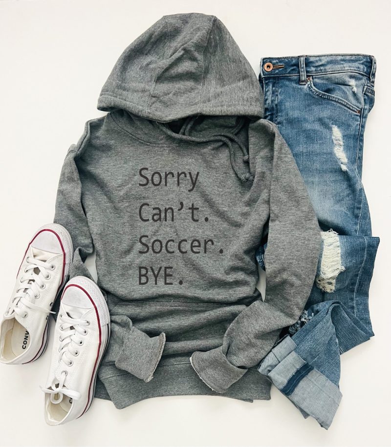 sorry cant soccer french terry hoodie sports hoodie lane seven french terry hoodie 987627