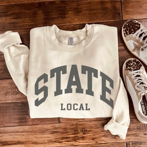 state local sweatshirt state gildan softstylesf000 lane seven premiumgrey 977238