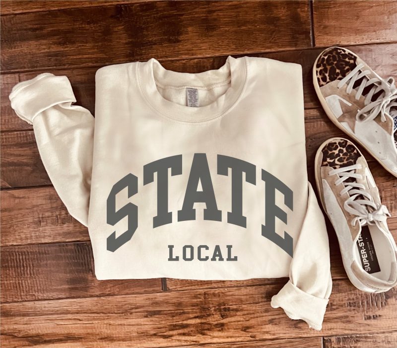 state local sweatshirt state gildan softstylesf000 lane seven premiumgrey 977238