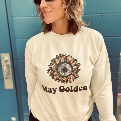 Stay golden french terry raglan Fall French Terry raglan Cotton heritage French Terry raglan Cream XS 