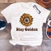 Stay Golden tee Short sleeve miscellaneous tee Bella Canvas 3001 XS Cream