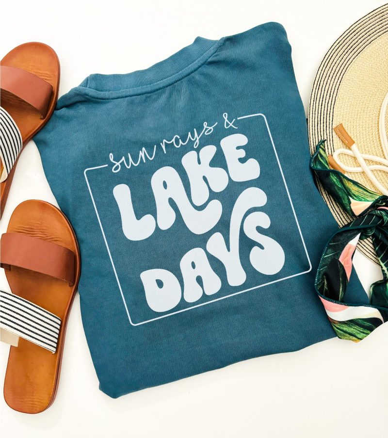 sun rays and lake days back print urban tee short sleeve st patty day tee lane seven urban tee 15001 937493