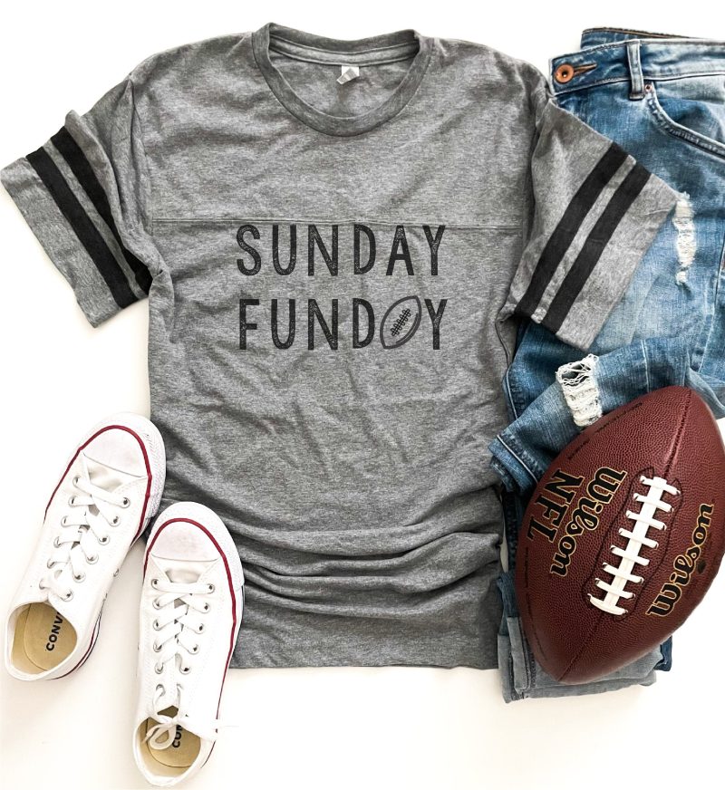 sunday funday unisex varsity tee varsity gameday tee lat womens varsity tee 563120