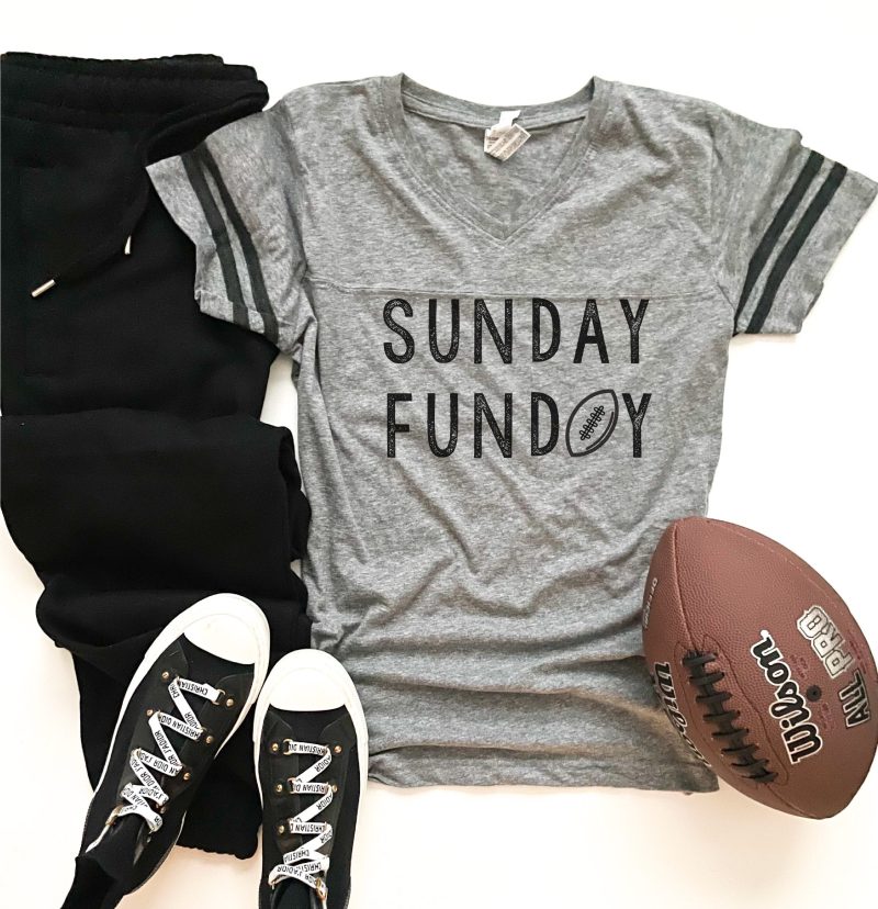 sunday funday womens varsity tee varsity gameday tee lat womens varsity tee 857685