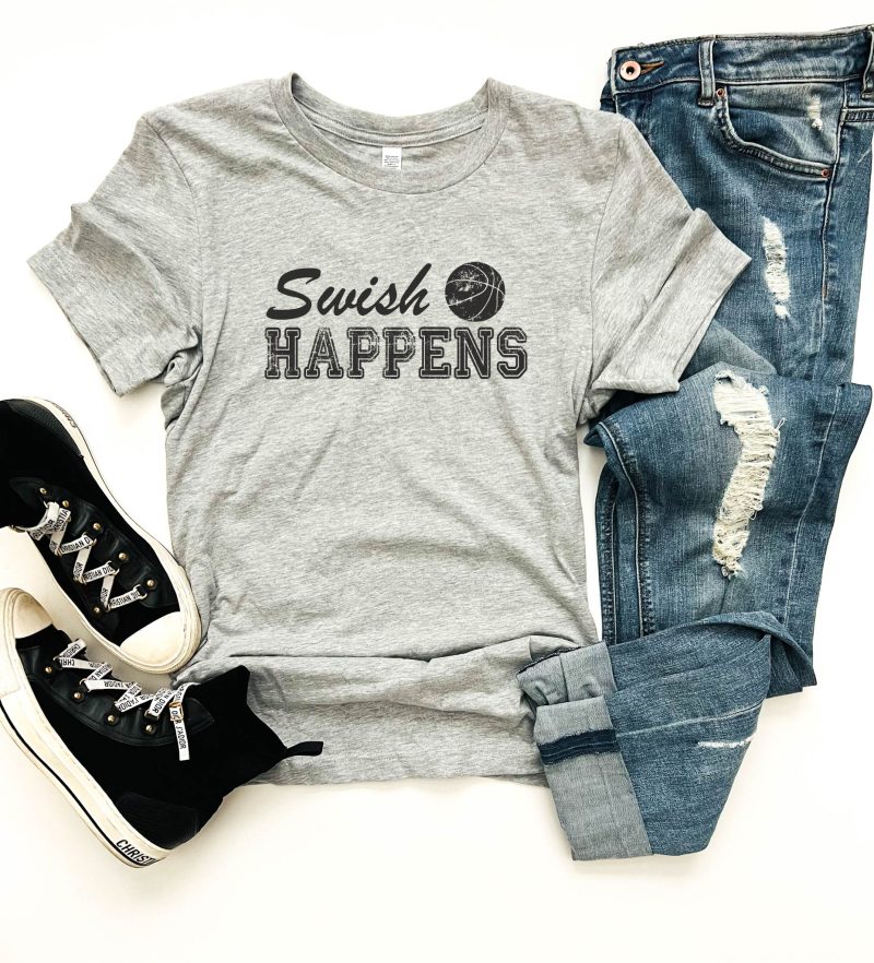 swish happens tee words bella canvas 3001 402512