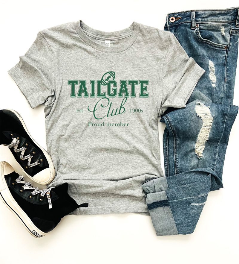 tailgate club tee football collection bella canvas 3001 526710