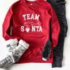 Team Santa sweatshirt Holiday sweatshirt Lane seven unisex sweatshirt