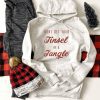 Tinsel in a tangle hoodie Holiday hoodie Lane seven unisex hoodie oatmeal