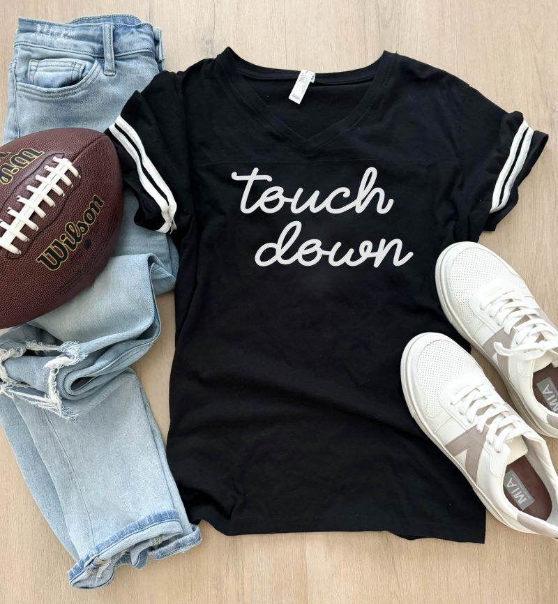 touchdown unisex varsity tee varsity gameday tee lat 485813