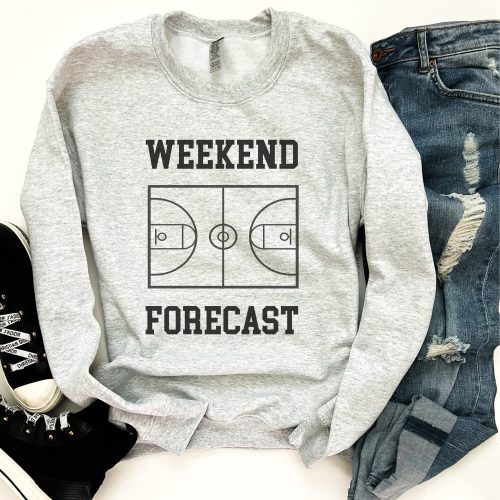 weekend forecast basic sweatshirt basketball sweatshirt gildan 18000 sweatshirt 879297