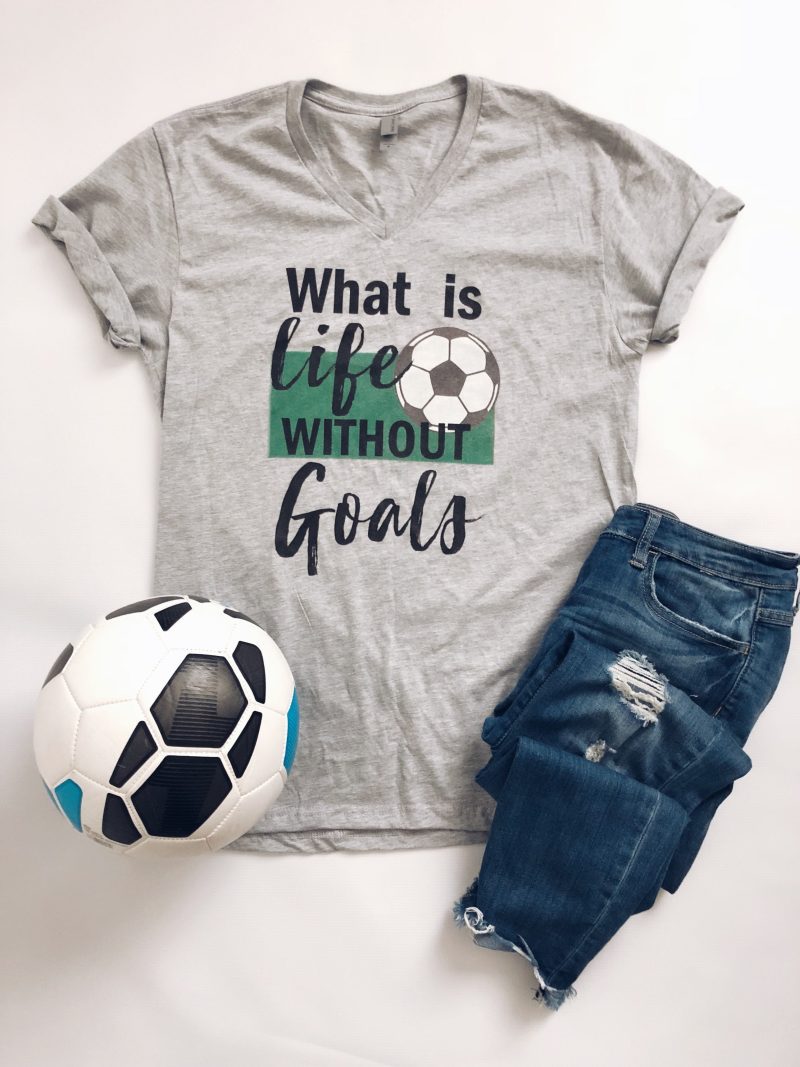 what is life without goals short sleeve sports tee next level 6240 heather grey 872353